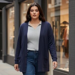 Karen Scott Deep Blue Sweater